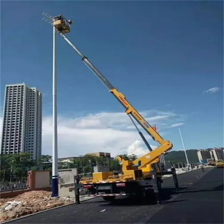 江口维修路灯的曲臂升降车出租