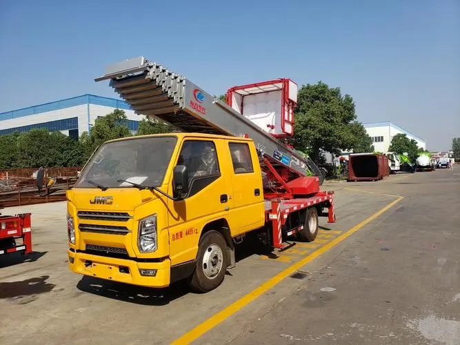 江口附近云梯车出租 砂石搬运